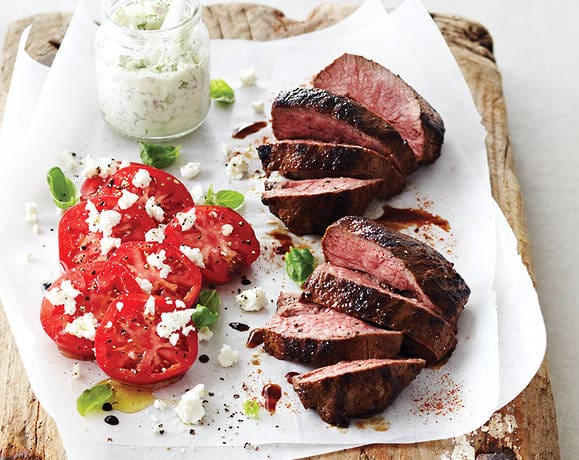 chargrilled lamb rump
