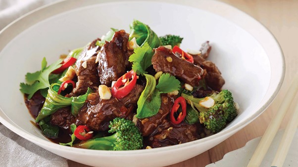 Asian Inspired Beef with Greens