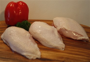 chicken breast skin