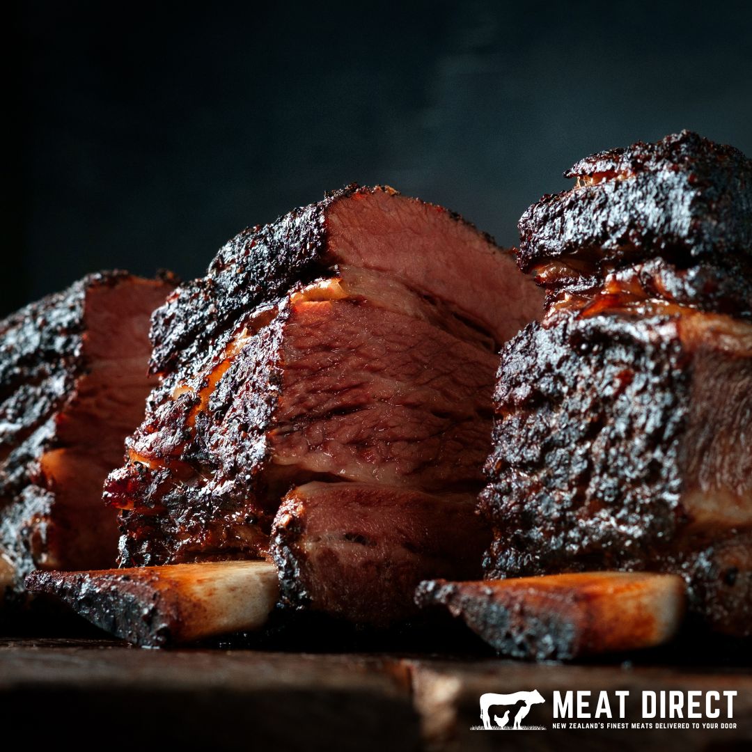 beef brisket smoked and cooked on the bbq